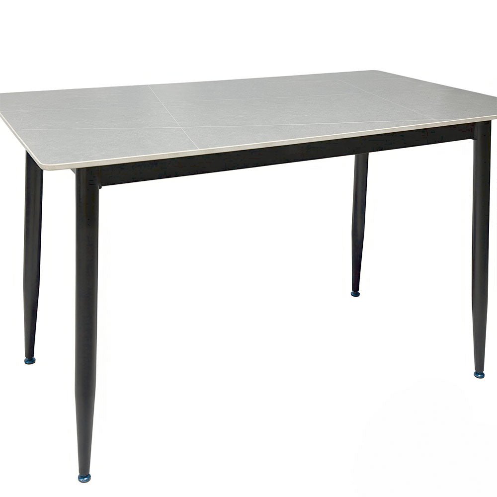 1.2m Grey Fixed Ceramic Table - The Furniture Warehouse