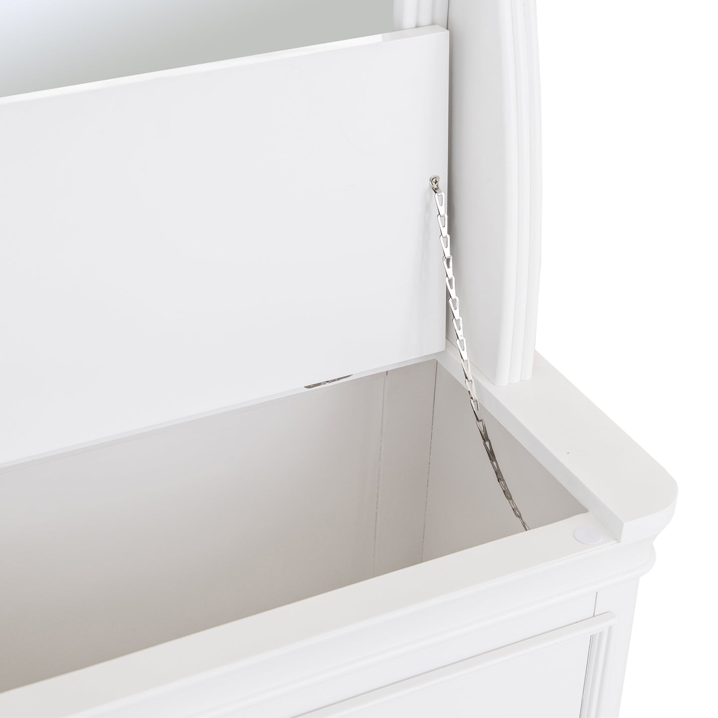 Foxton White Painted Cheval Mirror