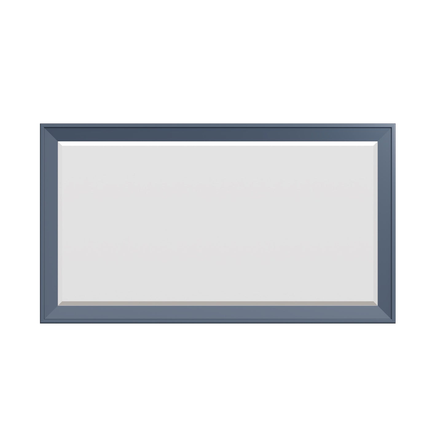 Wessex Smoked Oak Blue Painted Large Wall Mirror