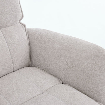 0.8m Grey Square Extending Ceramic Table & 4 x Grey Luxe Panel Stitch Swivel Chair Set - The Furniture Warehouse