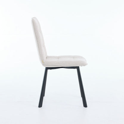 0.8m Grey Square Extending Ceramic Table & 4 x Grey Panel Stitch Chair Set - The Furniture Warehouse