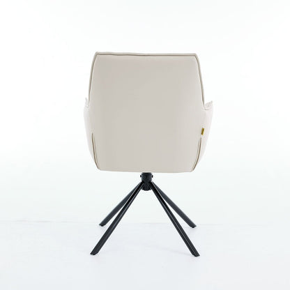 0.8m Grey Square Extending Ceramic Table & 4 x Light Grey Luxe Cross Stitch Swivel Chair Set - The Furniture Warehouse