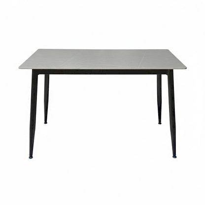 1.2m Grey Ceramic Table & 4 x Grey High Back Swivel Chair Set - The Furniture Warehouse