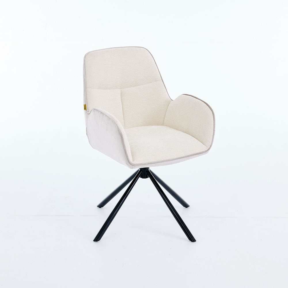 1.2m Grey Ceramic Table & 4 x Grey Luxe T Stitch Swivel Chair Set - The Furniture Warehouse