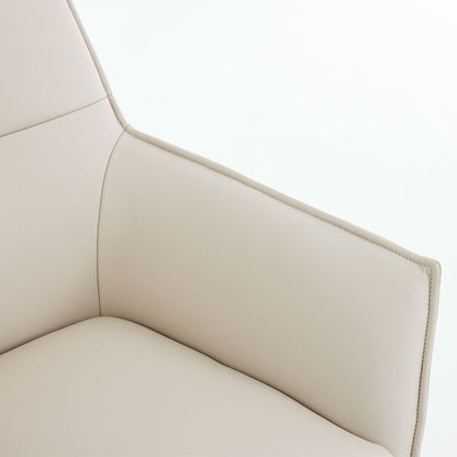 1.2m Grey Ceramic Table & 4 x Light Grey Luxe Cross Stitch Swivel Chair Set - The Furniture Warehouse