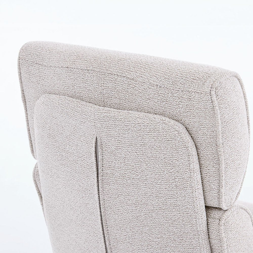1.2m Grey Circular Ceramic Table & 4 x Grey High Back Swivel Chair Set - The Furniture Warehouse