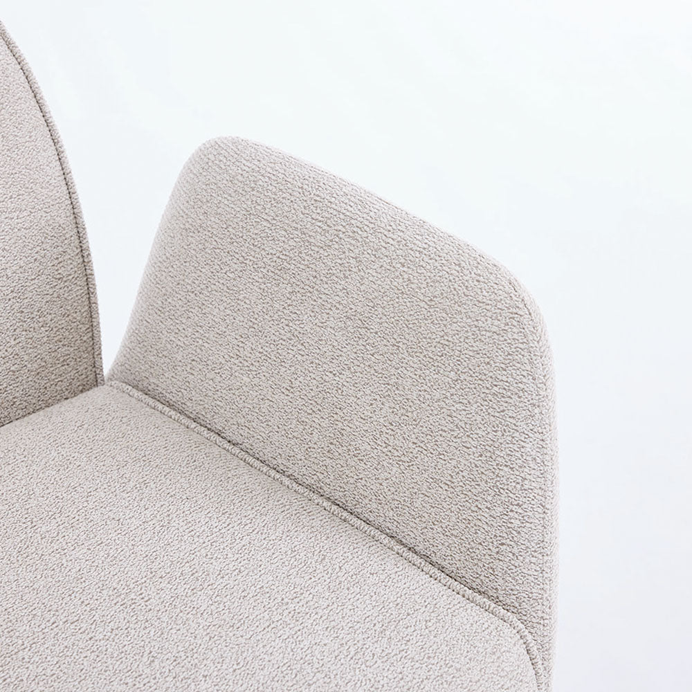 1.2m Grey Circular Ceramic Table & 4 x Grey High Back Swivel Chair Set - The Furniture Warehouse