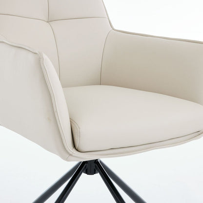 1.2m Grey Circular Ceramic Table & 4 x Light Grey Luxe Cross Stitch Swivel Chair Set - The Furniture Warehouse