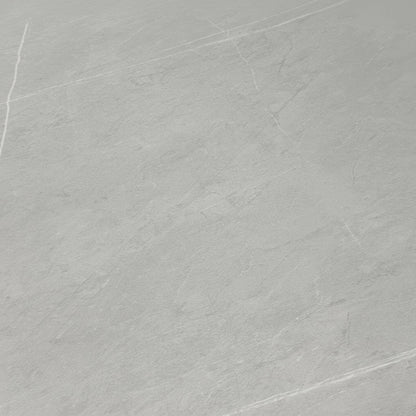 1.2m Grey Circular Fixed Ceramic Table - The Furniture Warehouse