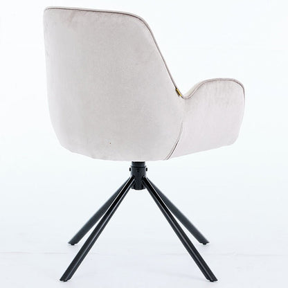 1.2m White Circular Ceramic Table & 4 x Grey Luxe T Stitch Swivel Chair Set - The Furniture Warehouse