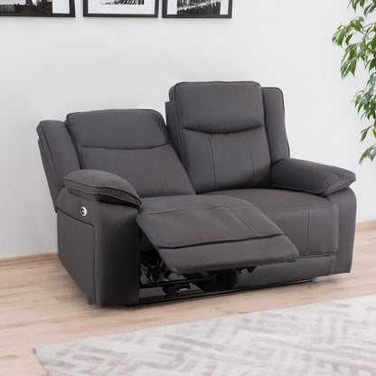 Milan Mocha Power Recliner 2 Seater Sofa