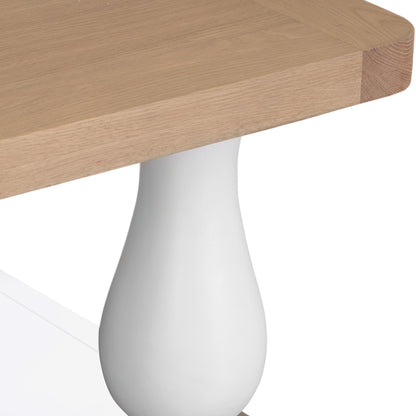 Dorset White Painted Oak Large Coffee Table