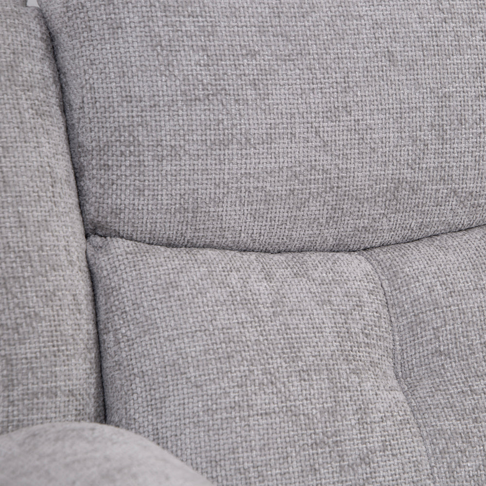 Rome Silver Manual Recliner Armchair