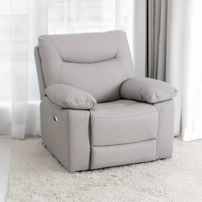 Florence Pearl Grey Power Recliner Armchair