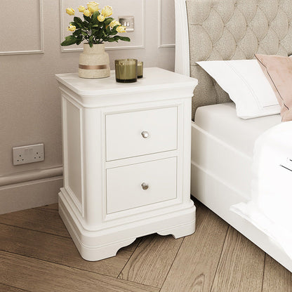 Harrington Bone Painted Bedside Table
