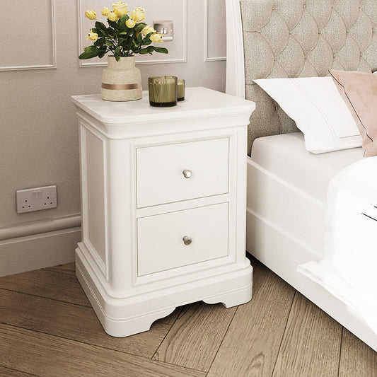 Harrington Bone Painted Bedside Table
