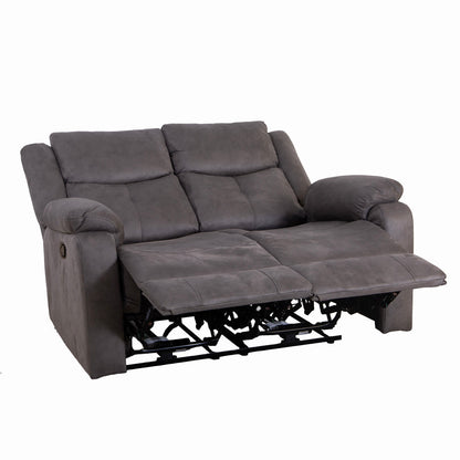 Rome Steel Manual Recliner 2 Seater Sofa