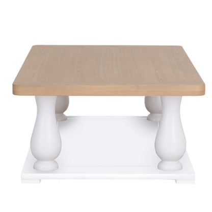 Dorset White Painted Oak Large Coffee Table