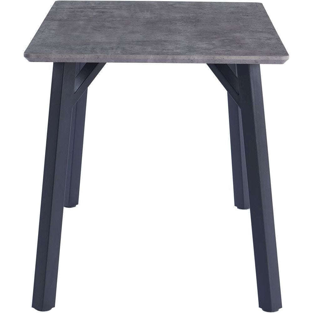 Bexley 1.2m Concrete Effect Fixed Top Dining Table