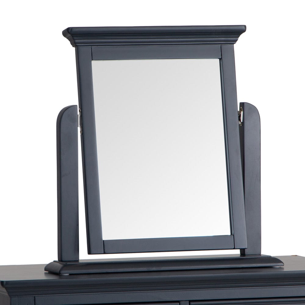 Banbury Midnight Grey Painted Vanity Mirror