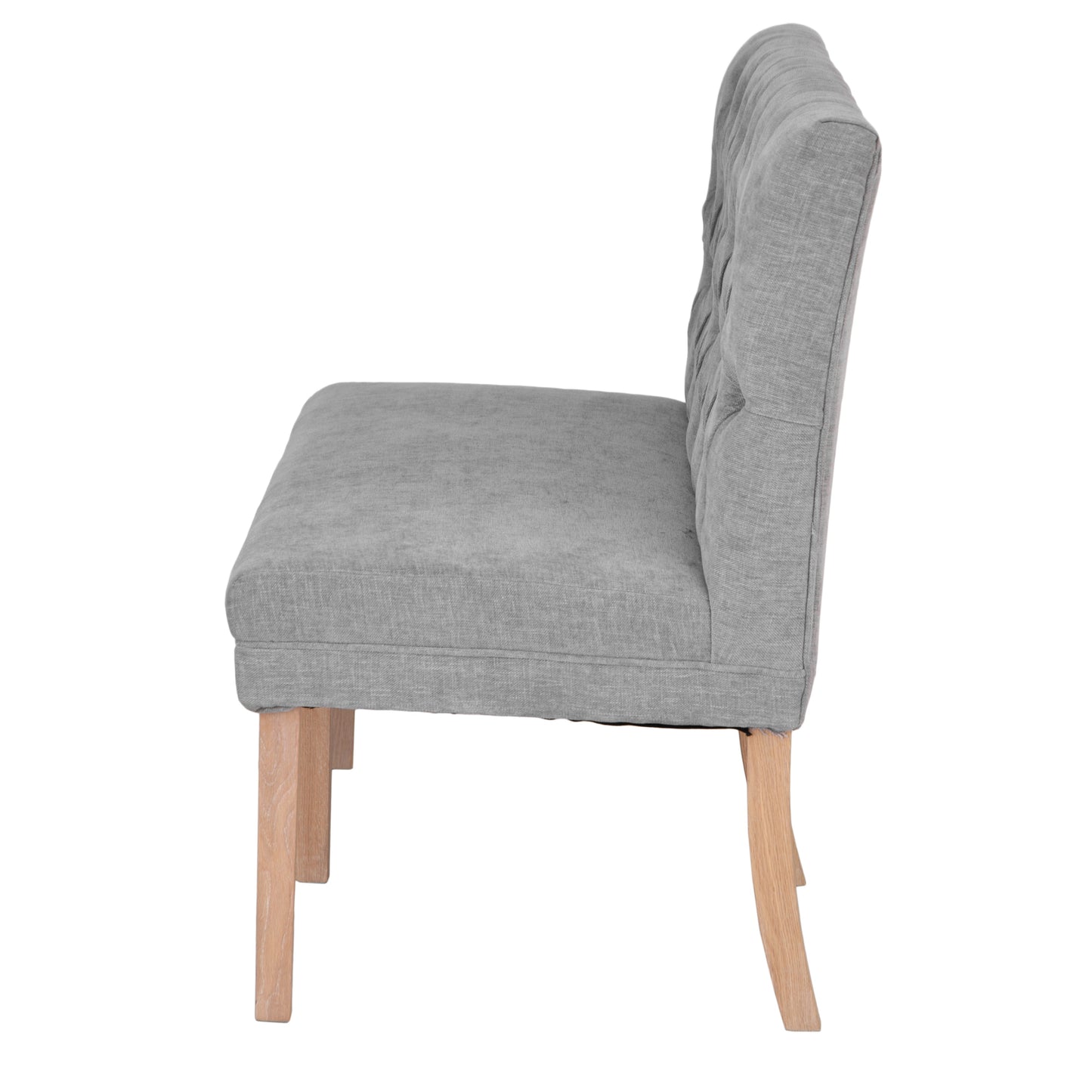 Carrington Grey 120cm Button Back Dining Bench