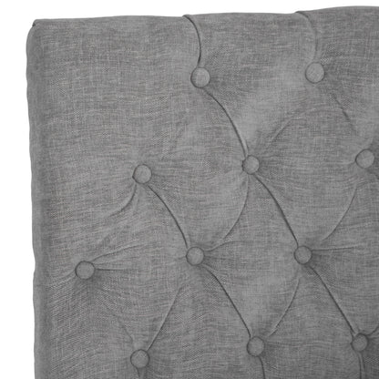 Carrington Grey 120cm Button Back Dining Bench