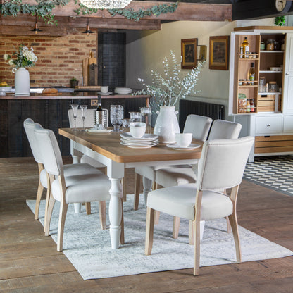 Dorset White Painted 1.3m Butterfly Extending Table
