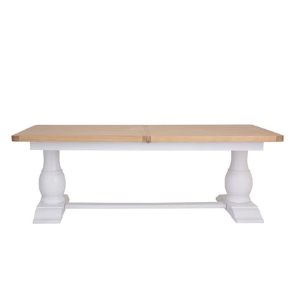 Dorset White Painted 2.2m Butterfly Extending Table