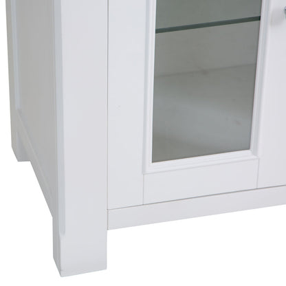 Dorset White Painted Oak 4 Door Extra Large Sideboard