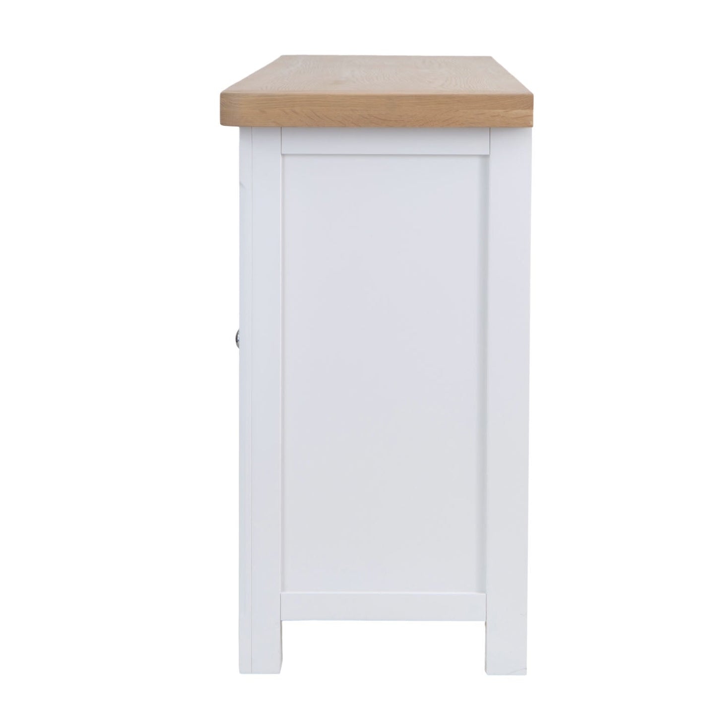 Dorset White Painted Oak 4 Door Extra Large Sideboard