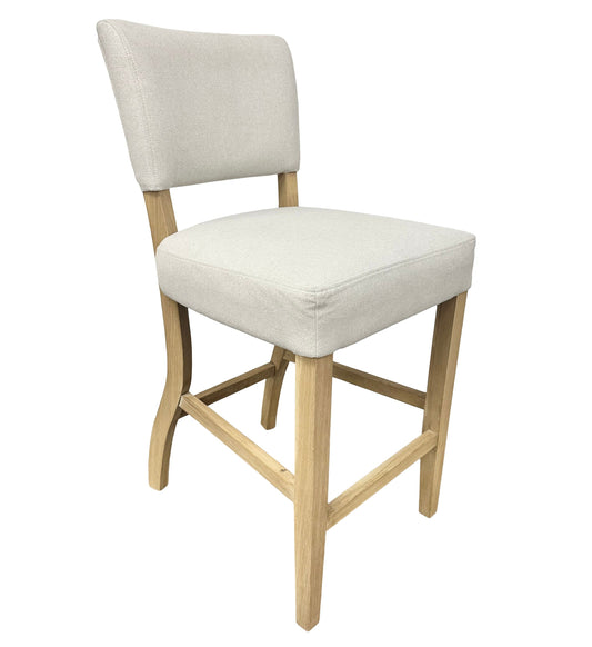 Fabric Bar Stool - Natural