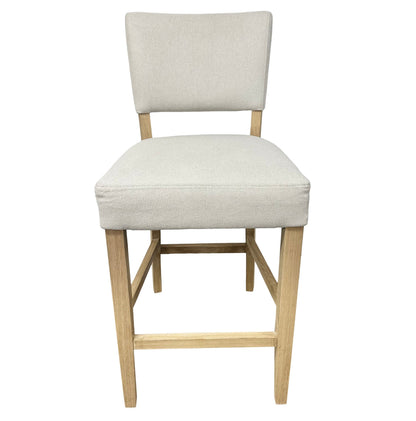 Fabric Bar Stool - Natural