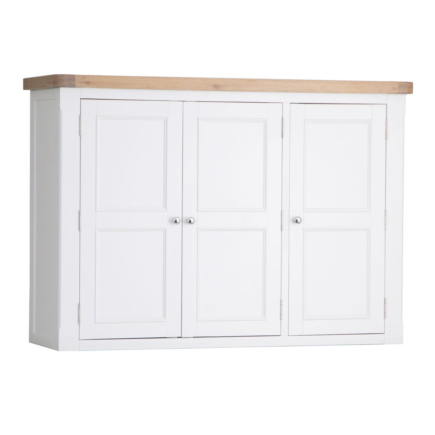 Dorset White Painted Oak Large Larder Top for Large Sideboard Wine Rack (Top Only)