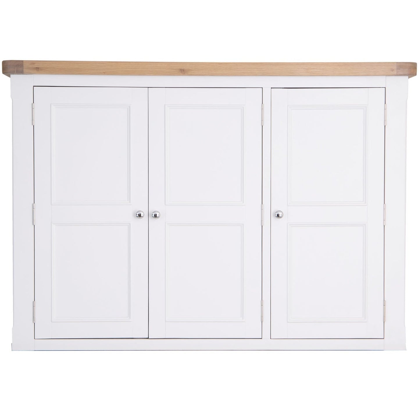 Dorset White Painted Oak Large Larder Top for Large Sideboard Wine Rack (Top Only)