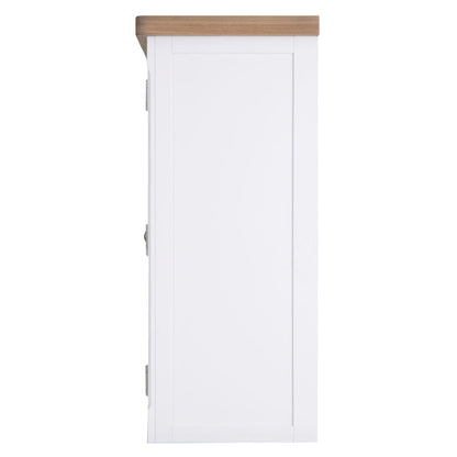 Dorset White Painted Oak Large Larder Top for Large Sideboard Wine Rack (Top Only)