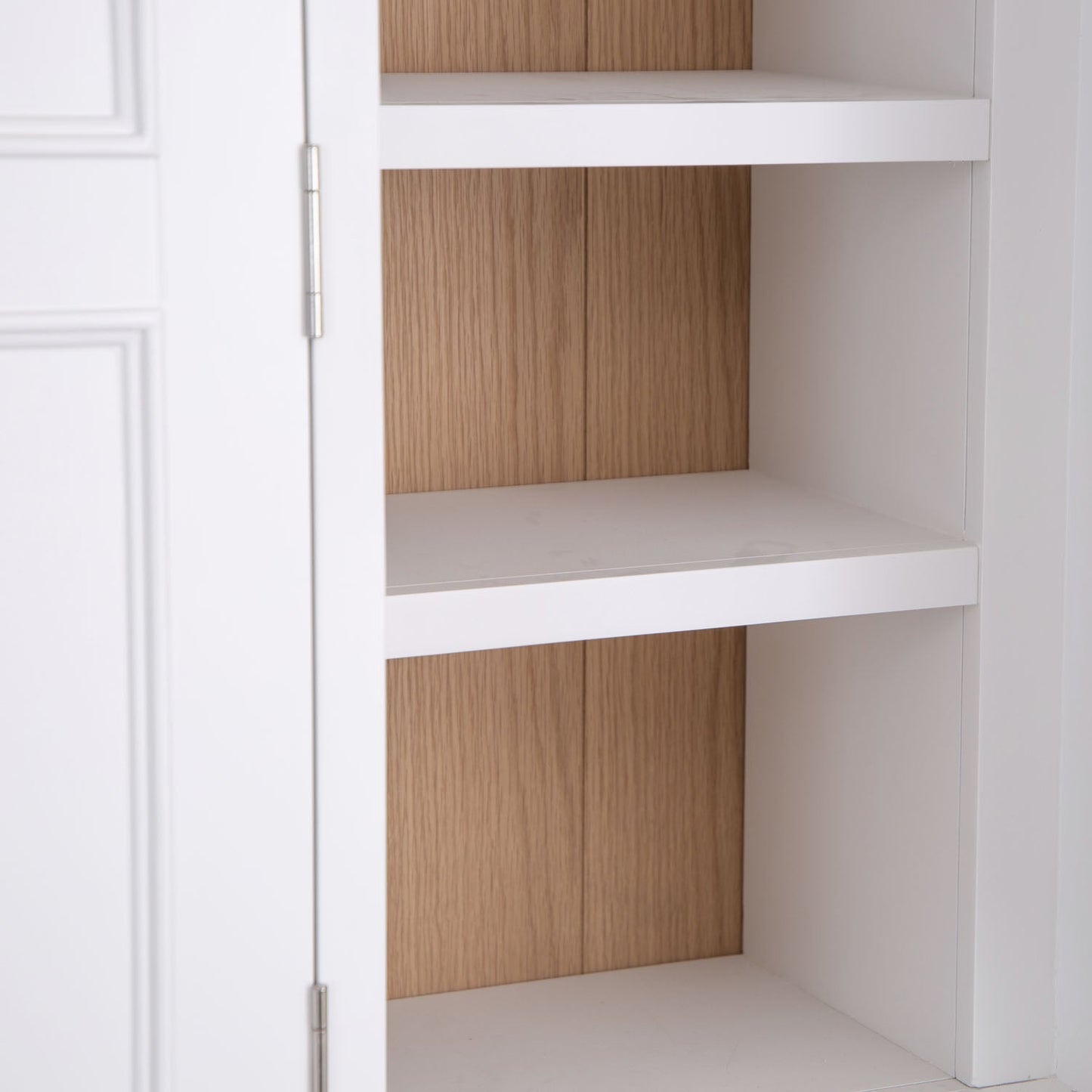 Dorset White Painted Oak Large Larder Top for Large Sideboard Wine Rack (Top Only)