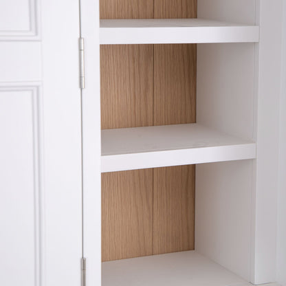Dorset White Painted Oak Large Larder Top for Large Sideboard Wine Rack (Top Only)