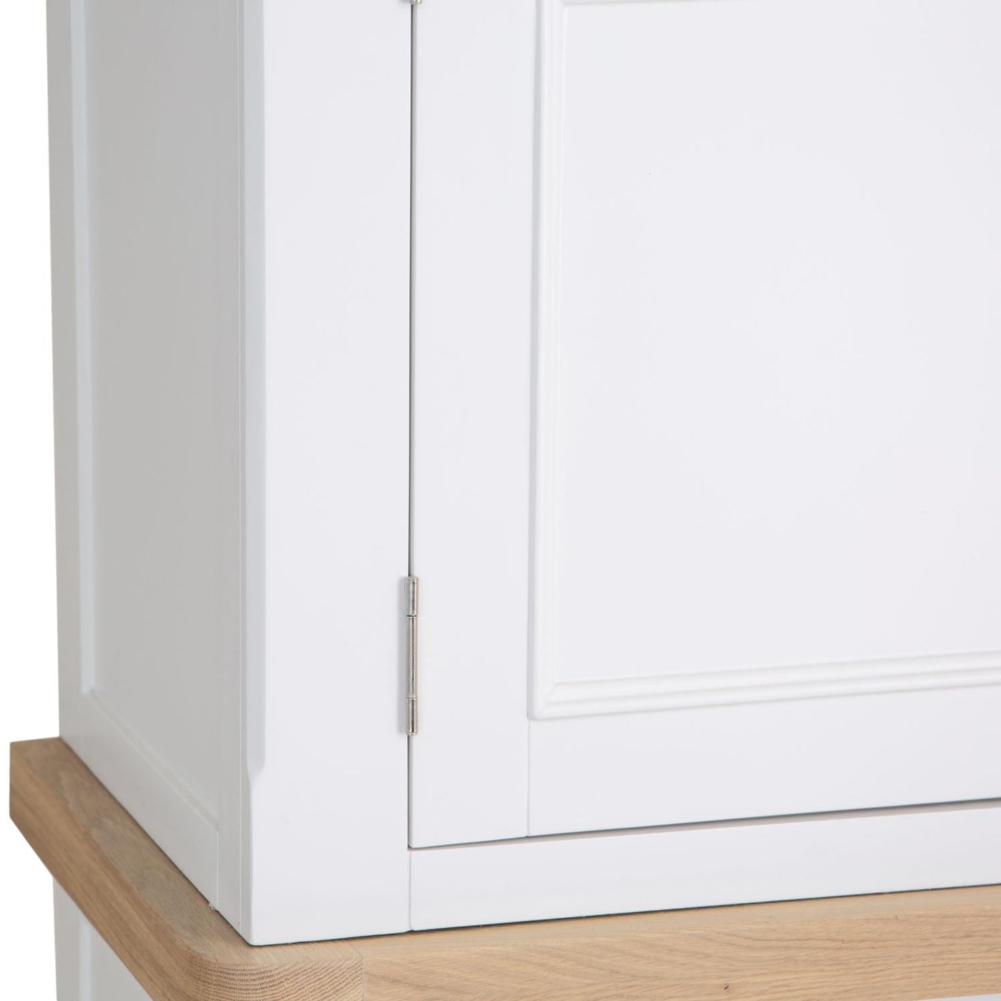 Dorset White Painted Oak Large Larder Top for Large Sideboard Wine Rack (Top Only)