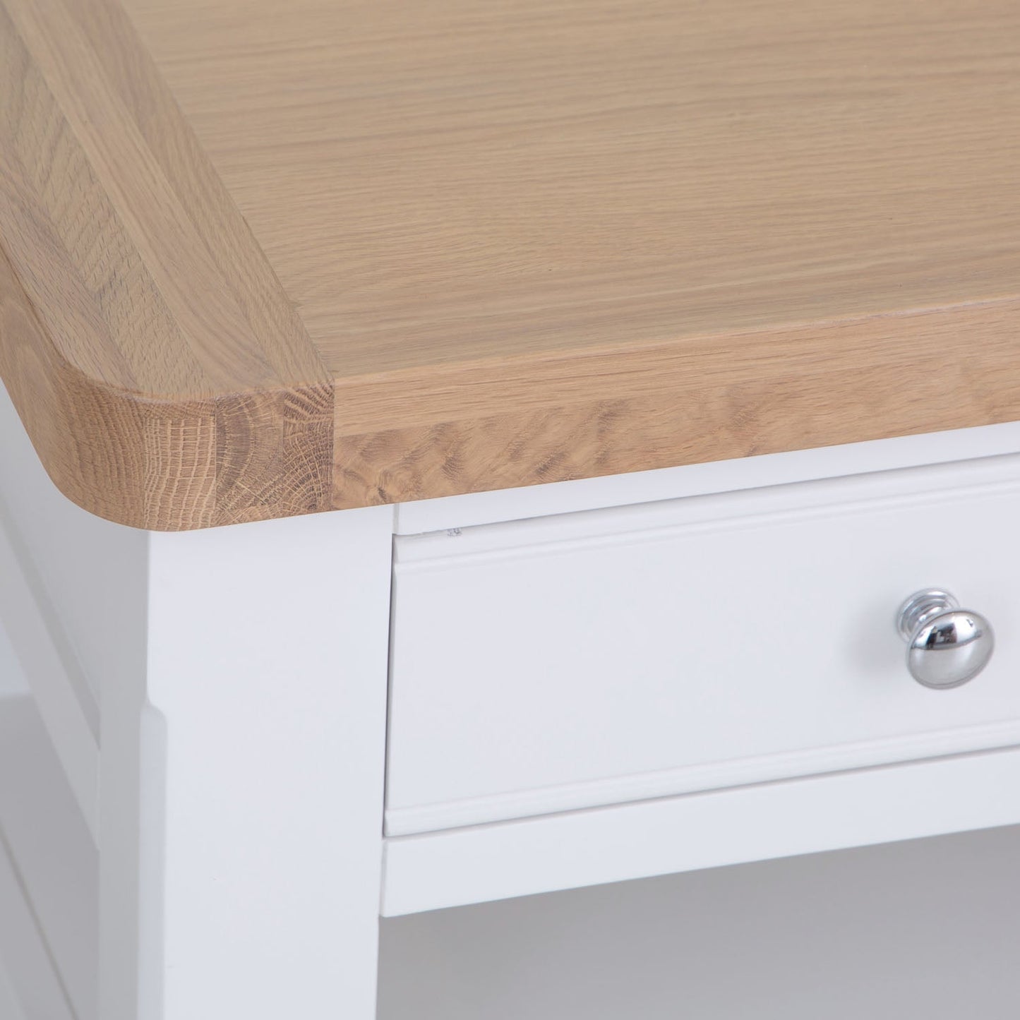 Dorset White Painted Oak Coffee Table with Drawer