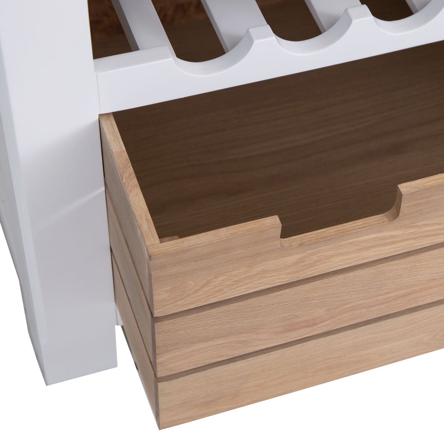 Dorset White Painted Oak Small Kitchen Island