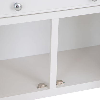 Dorset White Painted Oak 2 Door Small Sideboard