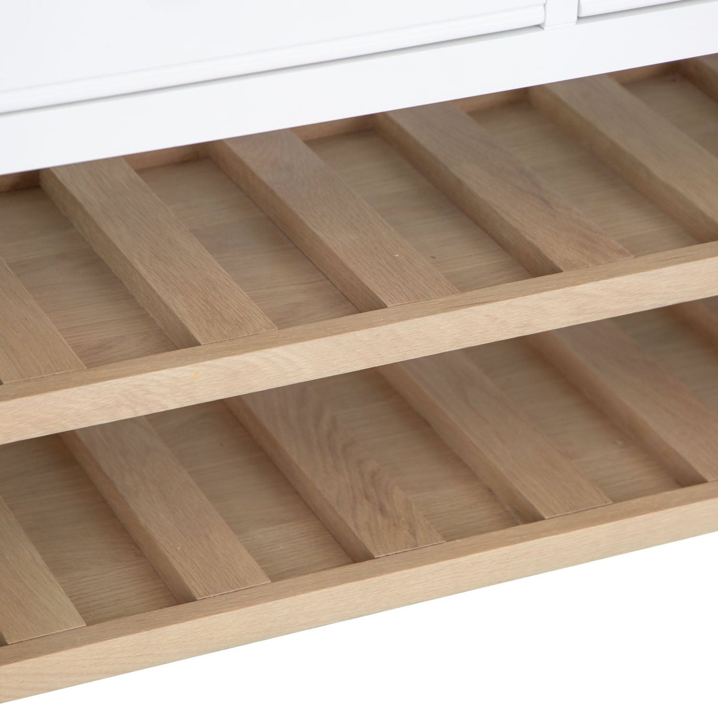 Dorset White Painted Oak Wine Cabinet