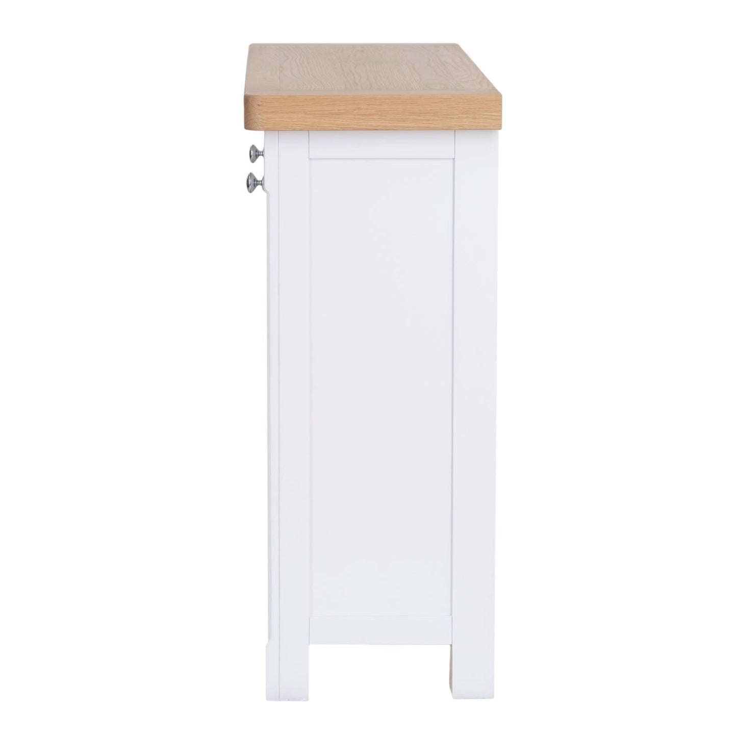 Dorset White Painted Oak Wine Cabinet