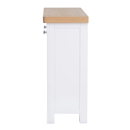 Dorset White Painted Oak Wine Cabinet