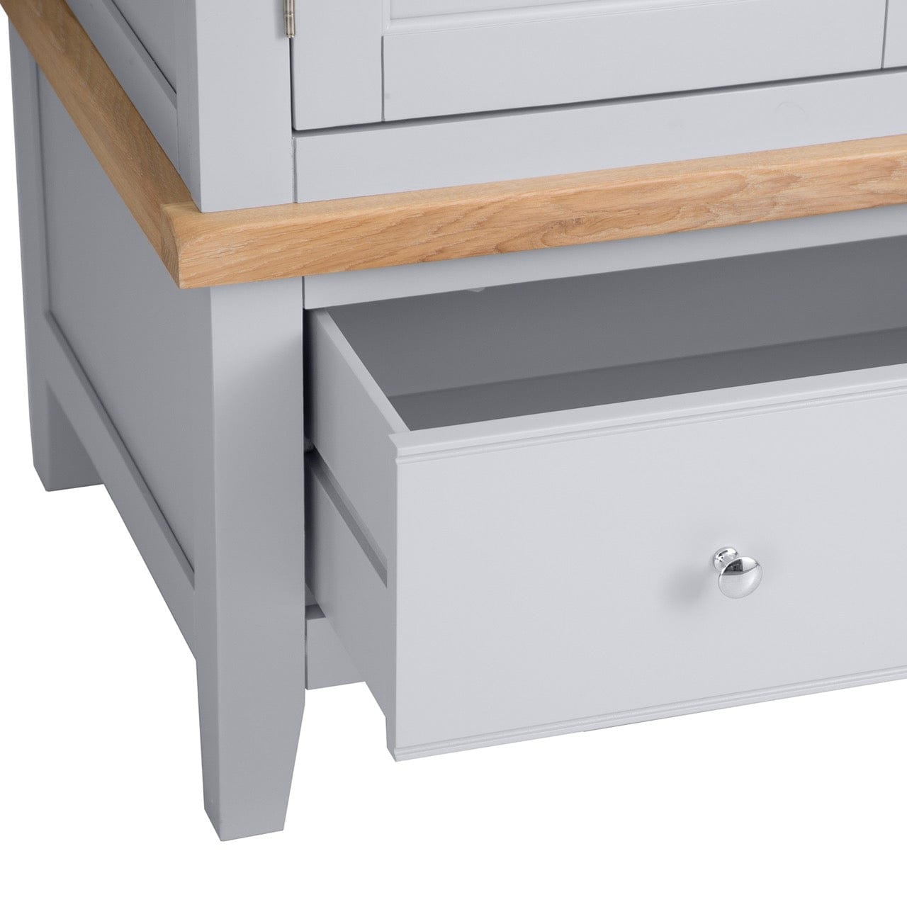 Eaton Grey Painted Oak Double Wardrobe