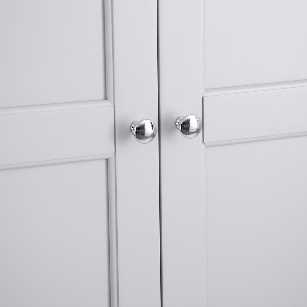 Eaton Grey Painted Oak Double Wardrobe