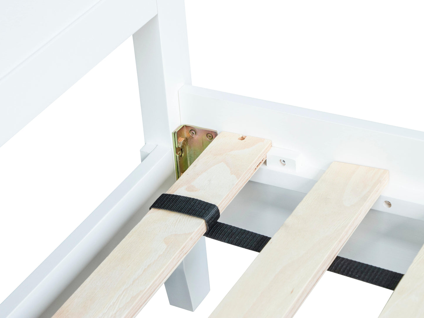 Eaton White Painted Oak King Size Bed Frame