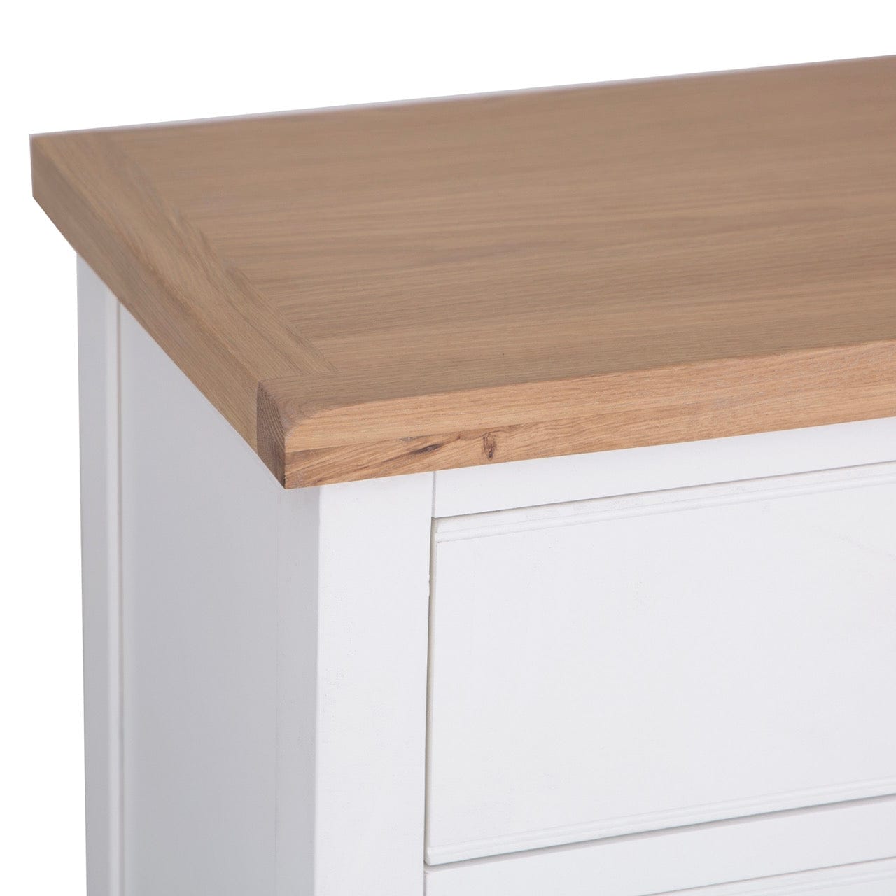Eaton White Painted Oak 6 Drawer Chest