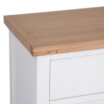 Eaton White Painted Oak 6 Drawer Chest