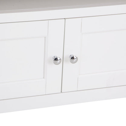 Eaton White Painted Oak Corner TV Unit